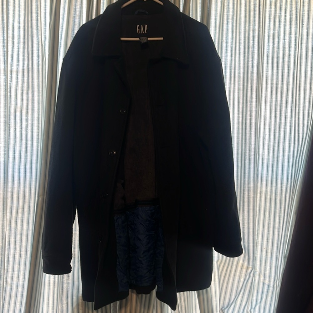 Men’s XL GAP peacoat, cashmere grey